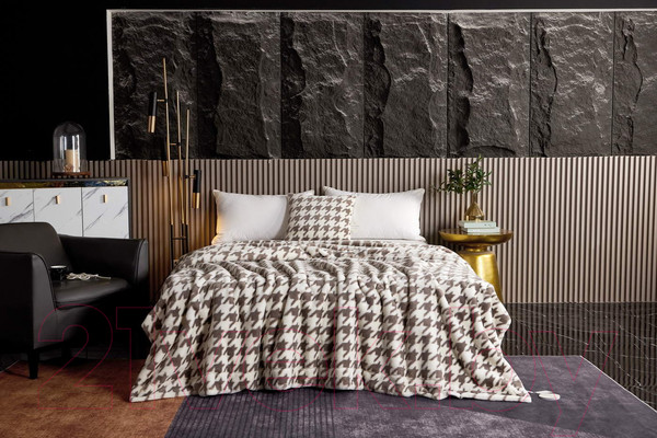 Изображение товара Покрывало Sofi de Marko Эрнесто 160х220 / Пл-Эр-160х220-коф (кофейный)