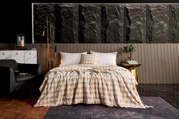 Изображение товара Покрывало Sofi de Marko Эрнесто 160х220 / Пл-Эр-160х220-свб (светло-бежевый)