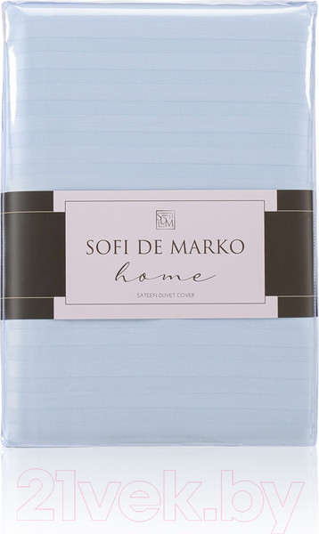 Изображение товара Пододеяльник Sofi de Marko Морган 160х220 / Под-Мг-гол-160х220 (голубой)