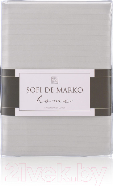 Изображение товара Пододеяльник Sofi de Marko Морган 200х220 / Под-Мг-сер-200х220 (серый)