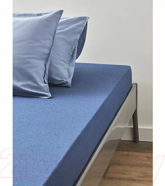 Изображение товара Простыня Tkano Essential TK23-FS0008 (темно-синий)