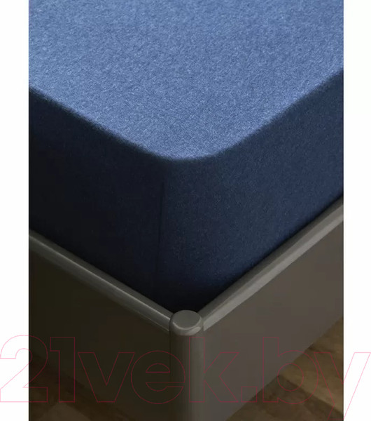 Изображение товара Простыня Tkano Essential TK23-FS0007 (темно-синий)