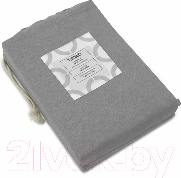 Изображение товара Простыня Tkano Essential TK23-FS0011 (серый)