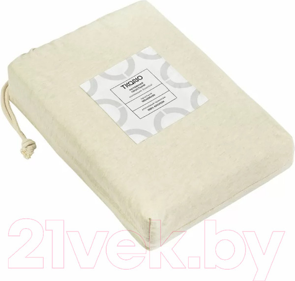 Изображение товара Простыня Tkano Essential TK23-FS0009 (серо-бежевый)