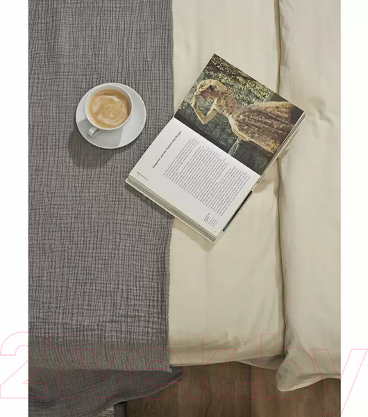 Изображение товара Простыня Tkano Essential TK23-FS0005 (серо-бежевый)