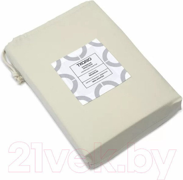 Изображение товара Простыня Tkano Essential TK23-FS0005 (серо-бежевый)