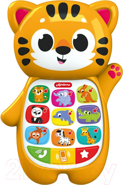 Изображение товара Развивающая игрушка Азбукварик Алло, Тигренок! Смартфончики-зверята / 3329