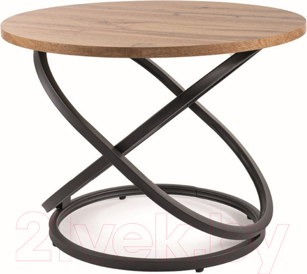Изображение товара Журнальный столик Signal Eos D (дуб артизан/черный)