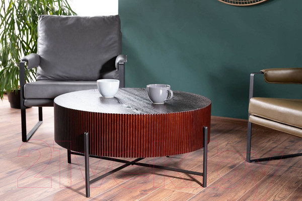 Изображение товара Журнальный столик Signal Tuca (темный орех/черный 80)