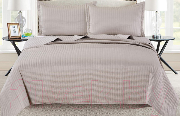 Изображение товара Набор текстиля для спальни Sofi de Marko Микаэлла 230х250 / Пок-М01б-230х250 (бежевый)