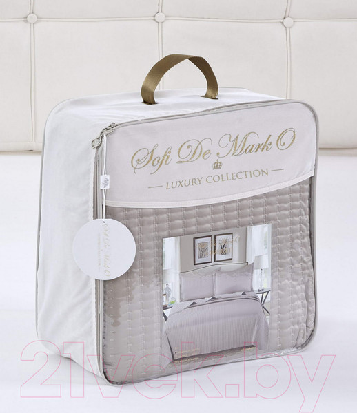 Изображение товара Набор текстиля для спальни Sofi de Marko Микаэлла 230х250 / Пок-М01б-230х250 (бежевый)