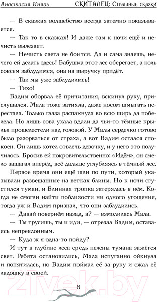 Изображение товара Книга АСТ Скиталец. Страшные сказки / 9785171608781 (Князь А.)