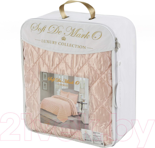 Изображение товара Набор текстиля для спальни Sofi de Marko Паола 240х260 / Пок-П01ш-240х260 (шампань)