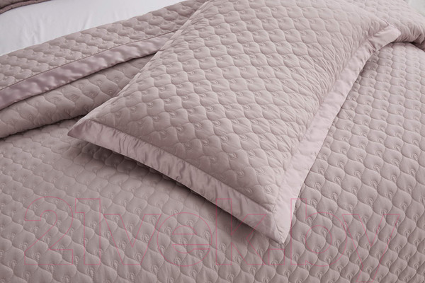 Изображение товара Набор текстиля для спальни Sofi de Marko Роксалана 160х220 / Пок-Рк3-160х220 (чайная роза)