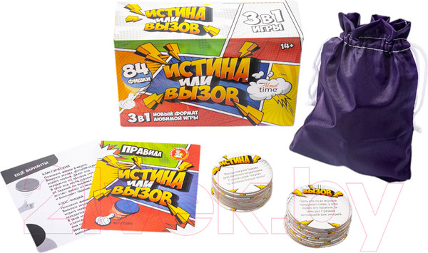 Изображение товара Настольная игра Десятое королевство Истина или Вызов / 05184