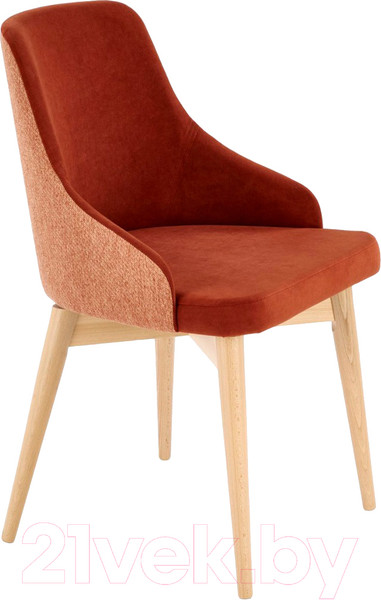 Изображение товара Стул Halmar Malaga (Mavel 44/Stelar 54 корица/бук)