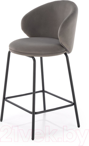 Изображение товара Стул барный Halmar H121 (серый/черный)