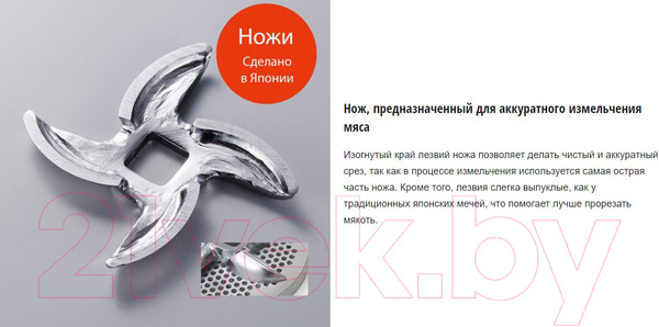 Изображение товара Мясорубка электрическая Panasonic MK-GX1700WTQ