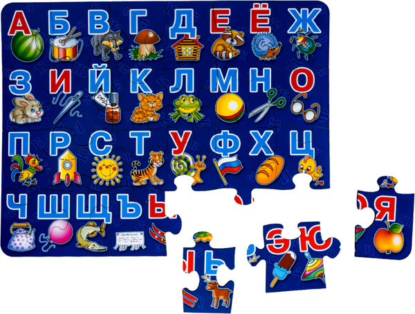 Изображение товара Развивающая игра Десятое королевство Мои первые пазлы Алфавит / 05340