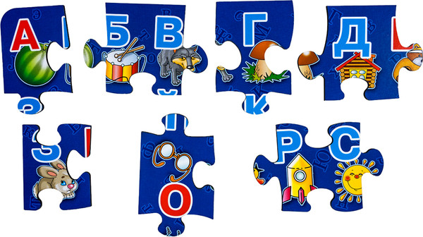 Изображение товара Развивающая игра Десятое королевство Мои первые пазлы Алфавит / 05340