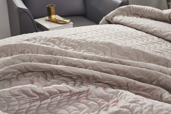 Изображение товара Набор текстиля для спальни Sofi de Marko Саванна 160х220 / Пок-Сн-Ср-160х220 (серый)