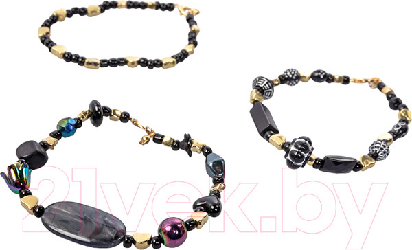 Изображение товара Набор для создания украшений Десятое королевство Браслеты своими руками Бижу / 05290 (черный/белый)