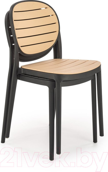Изображение товара Стул Halmar K529 (черный/натуральный)