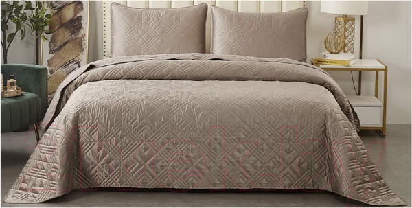 Изображение товара Набор текстиля для спальни Sofi de Marko Себастьян 230х250 / Пок-СБ3-230х250 (бежевый)