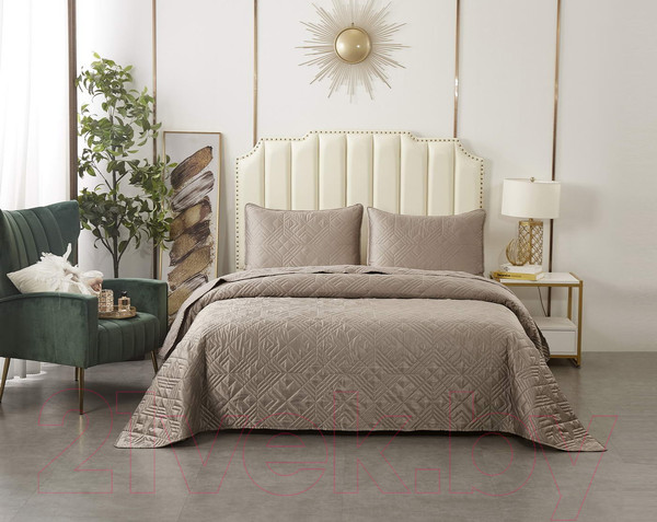 Изображение товара Набор текстиля для спальни Sofi de Marko Себастьян 230х250 / Пок-СБ3-230х250 (бежевый)