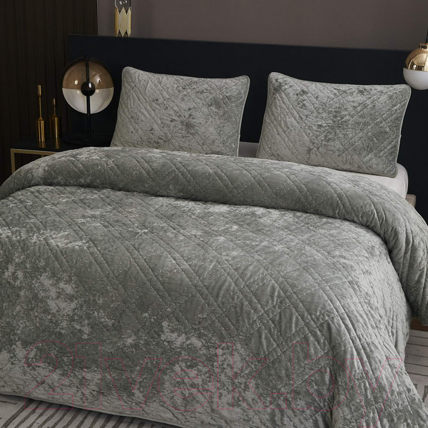 Изображение товара Набор текстиля для спальни Sofi de Marko Селена 160х220 / Пок-СЛи-160х220 (изумрудный)