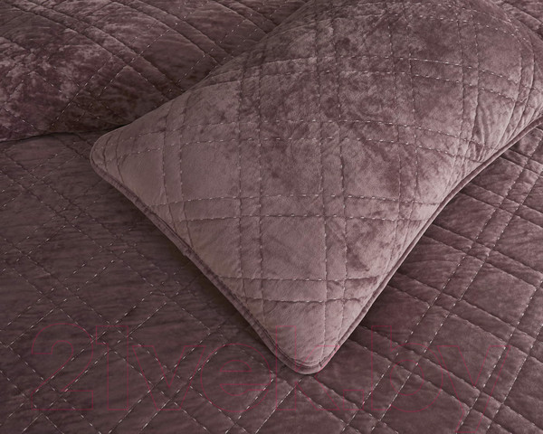 Изображение товара Набор текстиля для спальни Sofi de Marko Селена 160х220 / Пок-СЛпр-160х220 (пепельно-розовый)