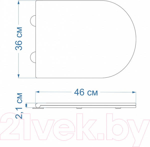 Изображение товара Сиденье для унитаза Teymi S40201
