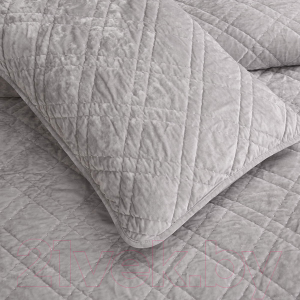 Изображение товара Набор текстиля для спальни Sofi de Marko Селена 160х220 / Пок-СЛср-160х220 (серебристый)