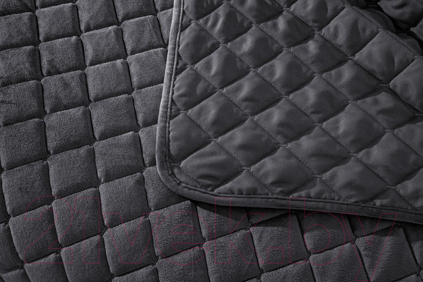 Изображение товара Набор текстиля для спальни Sofi de Marko Натаниэль 160х220 / Пок-Нт-160х220ан (антрацит)