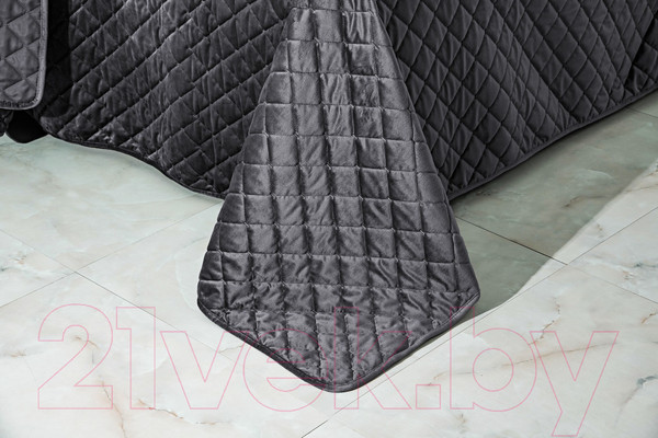 Изображение товара Набор текстиля для спальни Sofi de Marko Натаниэль 160х220 / Пок-Нт-160х220ан (антрацит)