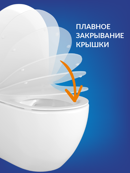 Изображение товара Унитаз подвесной Cersanit Brasko Smart Clean On DPL EO Slim LP / 64824