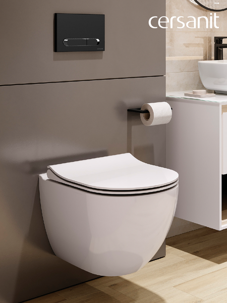 Изображение товара Унитаз подвесной Cersanit Brasko Smart Clean On DPL EO Slim LP / 64824