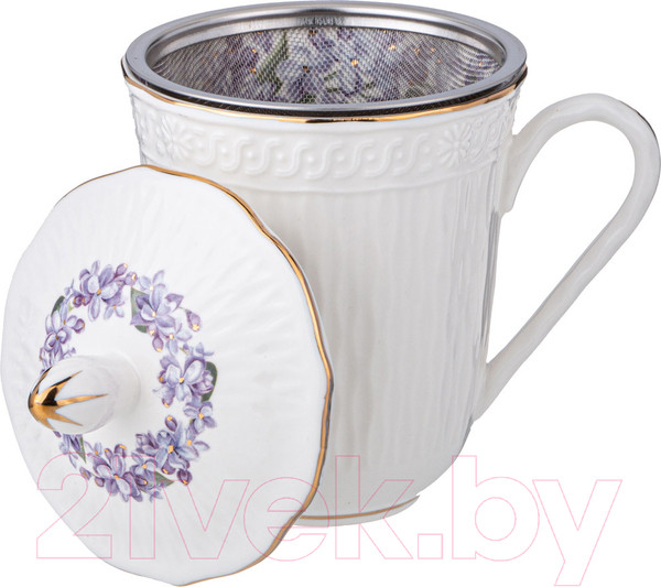Изображение товара Кружка Lefard Lilac / 760-798 (с крышкой и ситом)