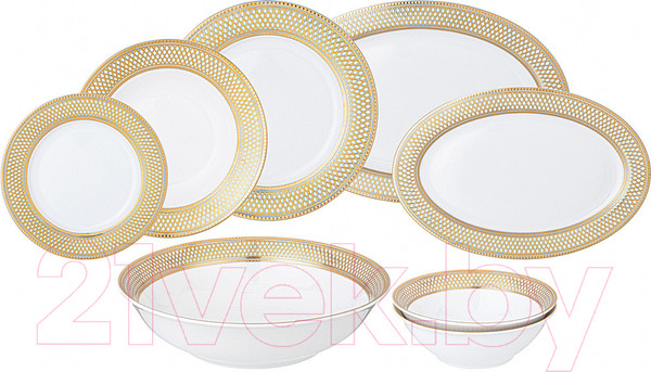 Изображение товара Набор столовой посуды Lefard Золотая сетка / 770-228