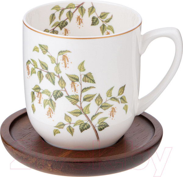 Изображение товара Чашка с блюдцем Lefard Березки / 85-2017