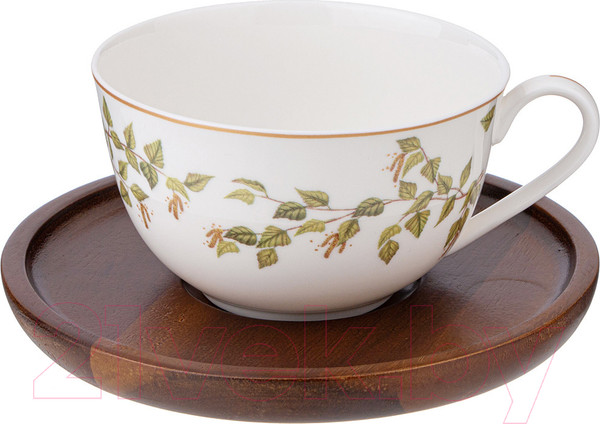 Изображение товара Чашка с блюдцем Lefard Березки / 85-2018
