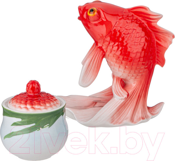 Изображение товара Икорница Lefard Золотая рыбка / 58-1051