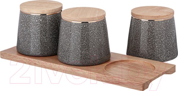 Изображение товара Набор для специй Lefard Grain / 42-522 (серый)