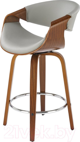 Изображение товара Стул барный Halmar H123 (серый/орех)