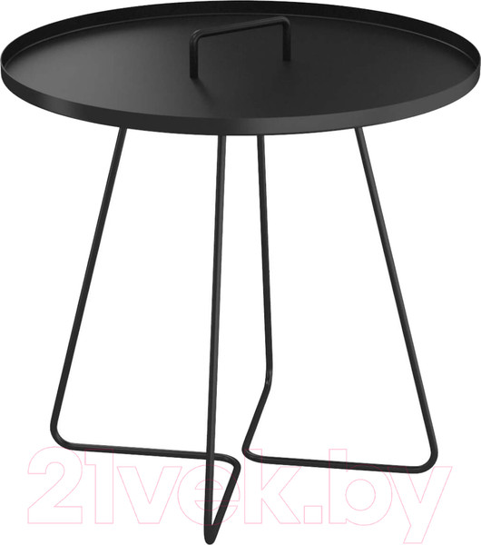 Изображение товара Журнальный столик Sheffilton SHT-CT42 (черный муар/металл)