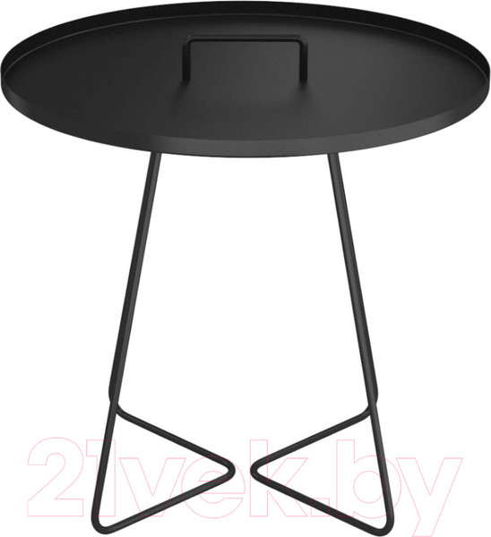 Изображение товара Журнальный столик Sheffilton SHT-CT42 (черный муар/металл)