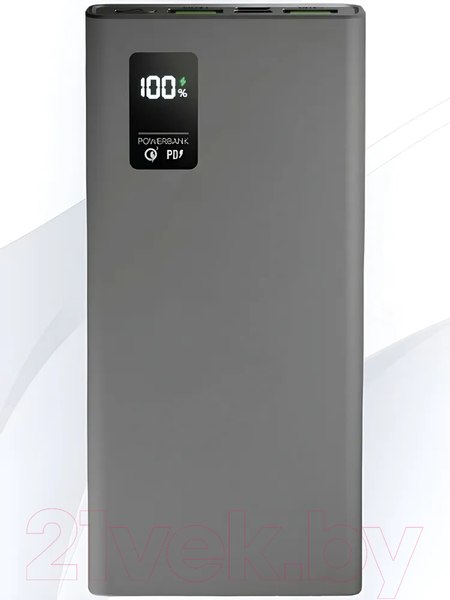 Изображение товара Портативное зарядное устройство Olmio QR-10 QuickCharge 10000mAh 22.5W (серый)