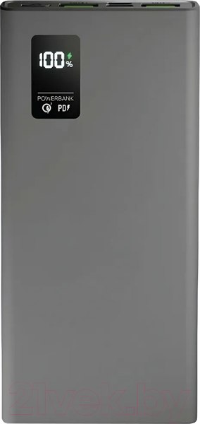 Изображение товара Портативное зарядное устройство Olmio QR-10 QuickCharge 10000mAh 22.5W (серый)