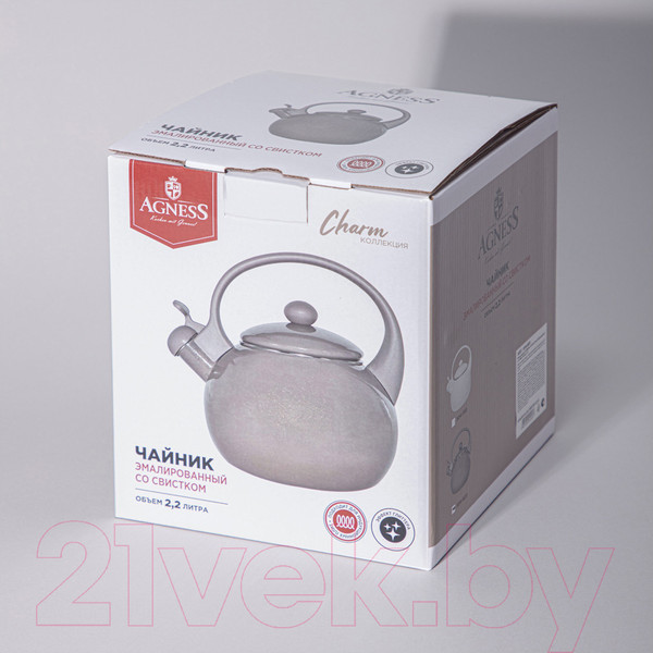 Изображение товара Чайник со свистком Agness 934-603