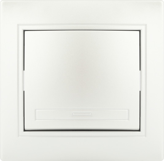 Изображение товара Выключатель INTRO Plano 1-108-06 / Б0053825 (перламутр)